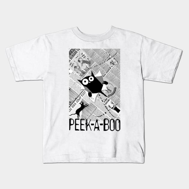 Peek-A-Boo Kids T-Shirt by Scratch